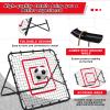 3.5 x 3.5 ft Soccer Rebounder Rebound Net, Football Training Gifts, Rebound Speed Training for Control, Passing Practice, Baseball/Volleyball Rebounder Gifts Aids & Equipment view 4