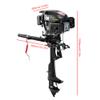 RustyVioum 6HP 4-Stroke Outboard Motor, Heavy Duty Fishing Boat Engine 360 Steering Function with Air Cooling System for Fishery Aquaculture Outdoor Exploration view 2
