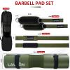 Squat Pad Set - Foam Barbell Pad for Squats Cushion, Lunges & Bar Padding for Hip Thrusts -Standard Olympic Weight Bar Pad,Gym Accessories for Women(Ankle Straps,Wrist Straps for Weightlifting)(Army-Green) view 2
