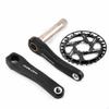 NaLsa Single Speed Crankset GOLDIX-RD Replacement (Crankarms,Single Tooth Disc, Shaft) Crank Arm Set is 28t, 30t, 32t, 34t, 36t for City Folding Bicycle (Color : 30t, Size : 127mm) view 1