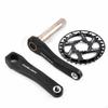 NaLsa Single Speed Crankset GOLDIX-RD Replacement (Crankarms,Single Tooth Disc, Shaft) Crank Arm Set is 28t, 30t, 32t, 34t, 36t for City Folding Bicycle (Color : 30t, Size : 127mm) view 3