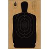 B-27 Cardboard Target (Black) Rifles Pistols Arrows Hunting Shooting Range Law Enforcement Training Replace Repair Accessories(24 x 45 Inch 30 Pack) view 1