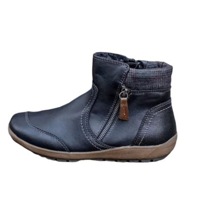 Ladmiple Boots For Women Ankle Booties Sexy Women's Fashion Ankle Booties Combat Boots Cowboy Cowgirl Western Short Booties Round Toe High Top Winter Walking Shoes