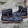 Ladmiple Boots For Women Ankle Booties Sexy Women's Fashion Ankle Booties Combat Boots Cowboy Cowgirl Western Short Booties Round Toe High Top Winter Walking Shoes view 2