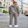 COOFANDY Men's Tracksuits 2 Pieces Waffle Hoodies Sweatsuit Sets Sports Jogging Suit Set view 3