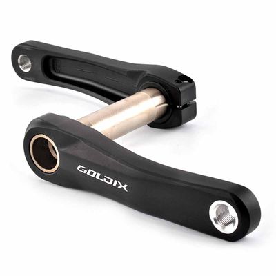 NaLsa Bicycle Crank Arm 110mm/127mm/140mm/150mm/155mm/160mm Aluminum Alloy 6061 for 7s-12s Single Speed City Folding Bicycle (Size : 127mm)