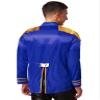 LiiYii Mens Halloween Cosplay Costume SGT Sergeant Pepper Budget Jacket Hippy Medieval Satin Jackets Royal Blue X-Large view 2