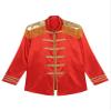 LiiYii Mens Halloween Cosplay Costume SGT Sergeant Pepper Budget Jacket Hippy Medieval Satin Jackets Red Small view 3