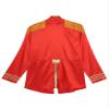 LiiYii Mens Halloween Cosplay Costume SGT Sergeant Pepper Budget Jacket Hippy Medieval Satin Jackets Red Small view 4