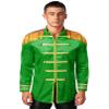 Agoky Mens Hippie Music Star 1960s Xmas SGT Sergeant Pepper Jacket Halloween Costumes Green Small view 1