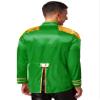 Agoky Mens Hippie Music Star 1960s Xmas SGT Sergeant Pepper Jacket Halloween Costumes Green Small view 2