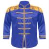 Agoky Mens Hippie Music Star 1960s Xmas SGT Sergeant Pepper Jacket Halloween Costumes Royal Blue X-Large view 3