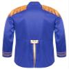 Agoky Mens Hippie Music Star 1960s Xmas SGT Sergeant Pepper Jacket Halloween Costumes Royal Blue X-Large view 4