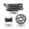 NaLsa Single Speed Crankset Replacement Chainring 32T/34T/36T/38T/40T/42T Crank Arm Set with Shaft for City Folding Bicycle (Color : 30t, Size : 160mm) view 4