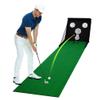 LANGWEI Golf Practice Net Set, Portable Golf Putting Green Multi-Functional Swing Training Aids, Multi-Target Exercises Mat for Indoor Outdoor Backyard view 1