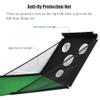 LANGWEI Golf Practice Net Set, Portable Golf Putting Green Multi-Functional Swing Training Aids, Multi-Target Exercises Mat for Indoor Outdoor Backyard view 2