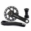 NaLsa Single Speed Crankset (Crankarms,Single Tooth Disc, Shaft) GOLDIX-RD Crank Arm Set is 110mm/127mm/140mm/150mm/155mm/160mm for City Folding Bicycle (Color : 36t+shafts, Size : 150mm) view 4