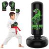 JUOIFIP Larger Stable Dinosaur Punching Bag for Kids, 66" Tall Sports Kids Teens Inflatable Punching Bag with Boxing Gloves, Gifts for Boys & Girls Age 5-12 for Practicing Karate, Taekwondo, MMA view 1