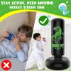 JUOIFIP Larger Stable Dinosaur Punching Bag for Kids, 66" Tall Sports Kids Teens Inflatable Punching Bag with Boxing Gloves, Gifts for Boys & Girls Age 5-12 for Practicing Karate, Taekwondo, MMA view 3