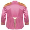 Agoky Mens Hippie Music Star 1960s Xmas SGT Sergeant Pepper Jacket Halloween Costumes Hot Pink X-Large view 4