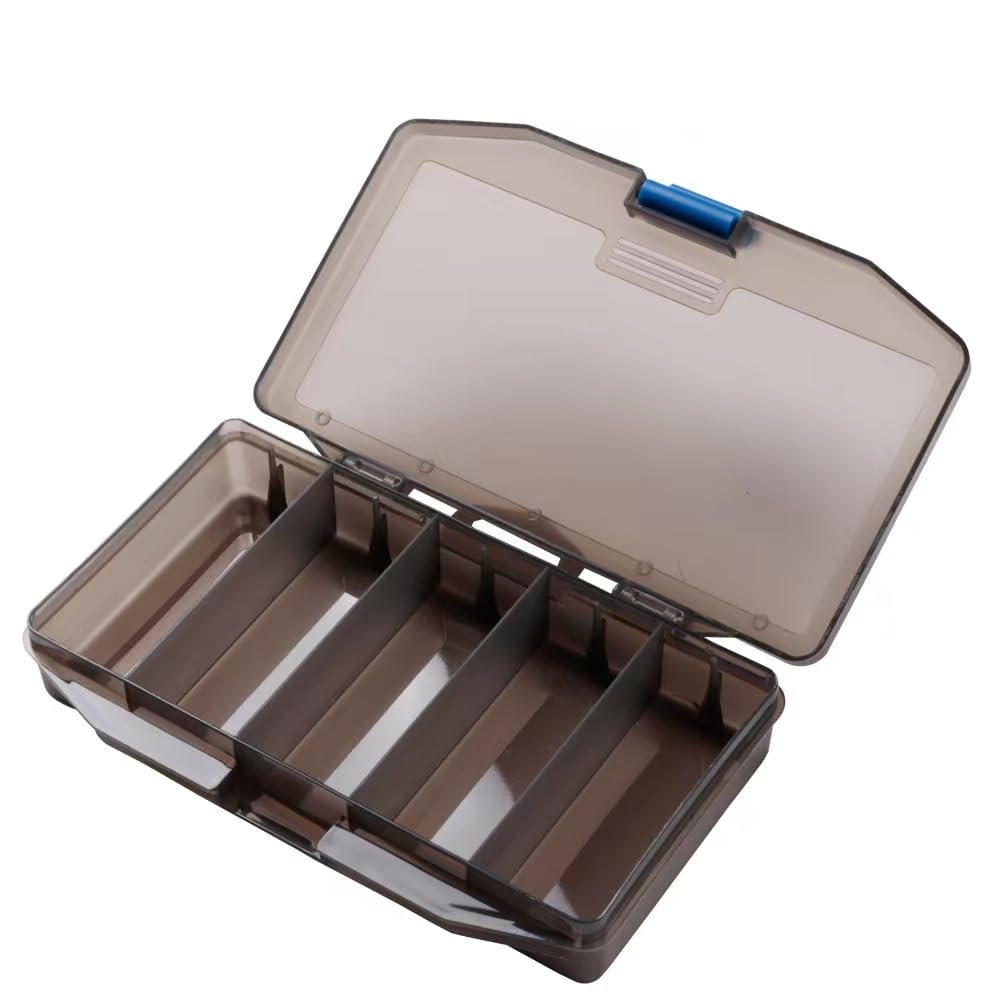 Fishing Tool Box Gun Color Clear Road 5 Git Multipurpose Lure Box Storage 17.5 * 8.5 * 3cm