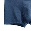 Men's Ice Silk Seamless Convex Underwear Comfortable Breathable 3D Underpants Mid-Waist Solid Boxer Briefs (Blue 3pc,X-Large) view 3