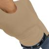 Afibi Women Ribbed Long Sleeve Crew Neck Slim Fit Stretchy Basic T Shirts Tops (X-Large, Dark Khaki) view 3
