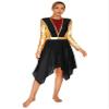 Freebily Liturgical Dancewear for Women Long Sleeve Contemporary Dance Costumes Asmmetrical Praise Dance Dresses Black A XX-Large view 2