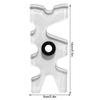 Toddmomy Billiards Rack Bridge Head Pole Acrylic Pool Stand for Easy Adjustment Storage view 2