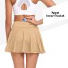 GGOV Womens Flowy Tennis Golf Skirts Built in Shorts Active Athletic Exercise Sports Workout Wear Skirts Skorts for Women view 4