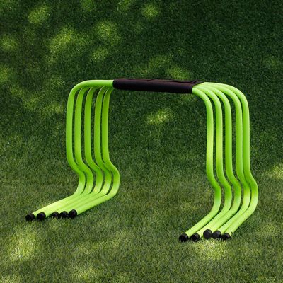 5 Pack Hurdle Set for Agility Speed Training, Athletes Jumping & Speed Training Fitness Equipment, for Obstacle Courses, PE Classes, Soccer, Track & Field ( Color : Green , Size : Height 40cm/15.7inch