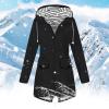 NATHGAM Women's Waterproof Ski Jacket Winter Coat Windbreaker Fleece Inner Hooded Snow Hiking Outdoor Coat with Pockets view 2