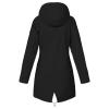 NATHGAM Women's Waterproof Ski Jacket Winter Coat Windbreaker Fleece Inner Hooded Snow Hiking Outdoor Coat with Pockets view 3