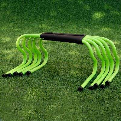 5 Pack Hurdle Set for Agility Speed Training, Athletes Jumping & Speed Training Fitness Equipment, for Obstacle Courses, PE Classes, Soccer, Track & Field ( Color : Green , Size : Height 23cm/9.1inch