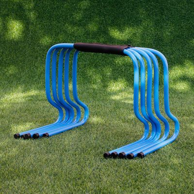 5 Pack Hurdle Set for Agility Speed Training, Athletes Jumping & Speed Training Fitness Equipment, for Obstacle Courses, PE Classes, Soccer, Track & Field ( Color : Blue , Size : Height 40cm/15.7inch