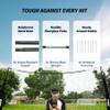12x9ft Barricade Backstop Net, Ball Sports Barrier Net, Practice Net for Baseball Softball Lacrosse Soccer Basketball and More (12x9 ft - Black) view 3