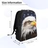 AdaNti Bald eagle print Backpacks Waterproof Light Shoulder Bag Casual Daypack For Work Traveling Hiking view 4