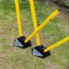 RENLXFI Agility Poles with Bases, Adjustable Height Telescoping Soccer Training Slalom Poles, for so Many Different Drills, Outdoor Traning Equipment (Size : 6pole) view 2