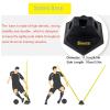 RENLXFI Agility Poles with Bases, Adjustable Height Telescoping Soccer Training Slalom Poles, for so Many Different Drills, Outdoor Traning Equipment (Size : 6pole) view 4