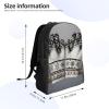 AdaNti Winter Mittens print Backpacks Waterproof Light Shoulder Bag Casual Daypack For Work Traveling Hiking view 4