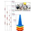 RENLXFI Professional Soccer Training Poles Kit, Flexible Training Cones and Agility Poles, Multi-Sports Practice Equipment for Kids Pets Adult, 5pc Set (Size : 180cm/70.9in) view 2
