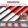 RENLXFI Professional Soccer Training Poles Kit, Flexible Training Cones and Agility Poles, Multi-Sports Practice Equipment for Kids Pets Adult, 5pc Set (Size : 180cm/70.9in) view 3