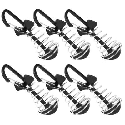 Outdoor Camping Tent Stakes 6 Sets Fish Bone Floor Nail Tent Pegs d Buckle Lightweight Aluminum Alloy