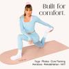 Bala Yoga Mat for Home Gym, 8mm (Sand) - Non Slip Exercise Mat for Home Workout, Stretching, Pilates, Aerobics & Floor & Fitness Work Out - Indoor Exercising Mat view 4