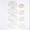 14-16GA Stainless Steel Large Spiral Coiled Hoop Earrings, Sold as a Pair (1.2mm (16GA), Gold Tone) view 4