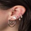 14-20GA Stainless Steel Small Spiral Coiled Hoop Earrings, Sold as a Pair (1.2mm (16GA), Gold Tone) view 2