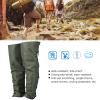 Adjustable Knee Pads, Leg Gaiters with Anti bite Snake Pet Guard for Complete Leg during Hiking Camping view 2