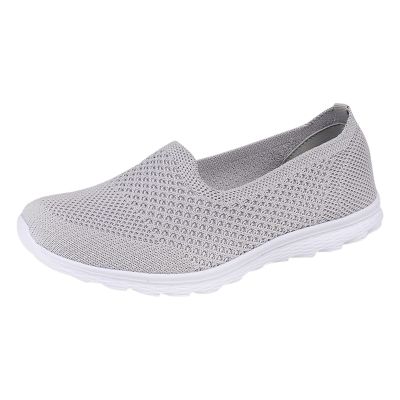 CsgrFagr Women Breathable Lace Up Shoes Casual Shoes Unisex Lightweight Work Shoes Sporty Breathable Sneaker Women (Grey, 7.5)