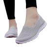 CsgrFagr Women Breathable Lace Up Shoes Casual Shoes Unisex Lightweight Work Shoes Sporty Breathable Sneaker Women (Grey, 7.5) view 2