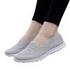 CsgrFagr Women Breathable Lace Up Shoes Casual Shoes Unisex Lightweight Work Shoes Sporty Breathable Sneaker Women (Grey, 7.5) view 3